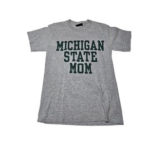Michigan State Mom T Shirt Gray Steve‎ Barrys Women's S